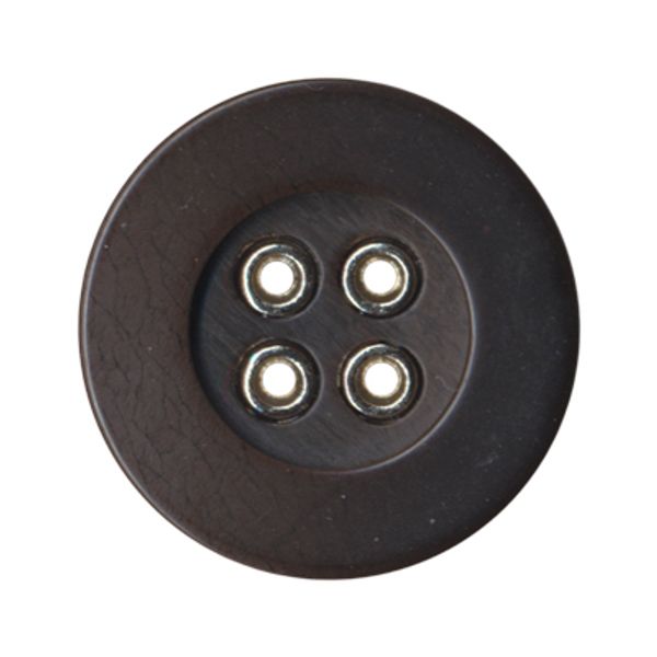 Пуговицы 4 прокола костюмные 21 мм, 12 шт, D088 т.коричневый, Gamma DX 0039