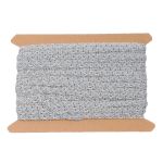 Тесьма 10мм / 50м (06 серебро), 23-2505