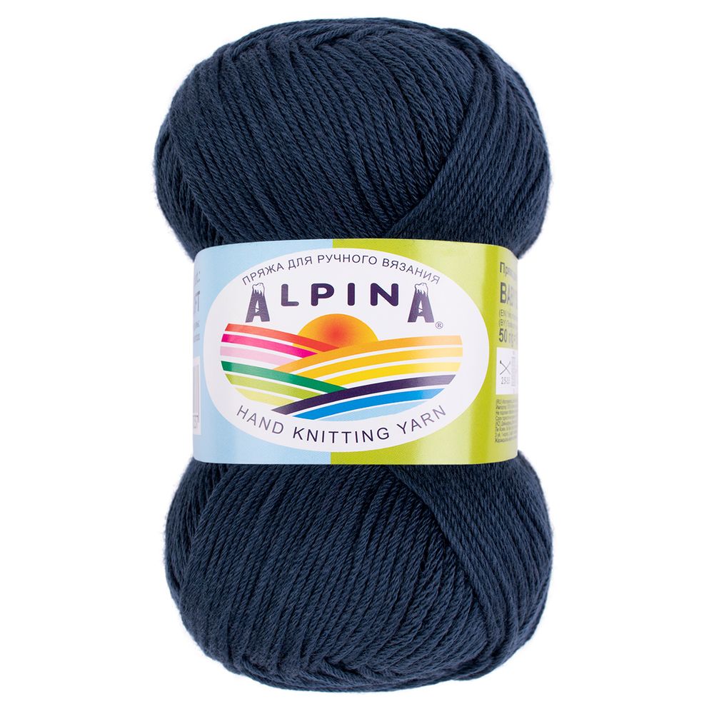 Пряжа Alpina Baby Super Soft / уп.10 мот. по 50г, 150 м, 16 джинсовый