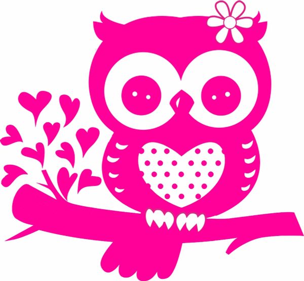 Термоаппликация Термотрансфер M №04, 1 шт, M-417 Сова 8х8.5 см, Gamma