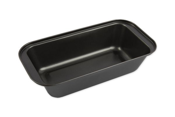 Форма металлическая для кексов, пирогов, хлеба 25.5x13 см, серый, S-Chief FPC-0041