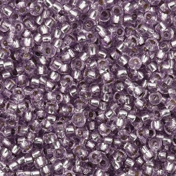 Бисер Preciosa прозрачный с серебр.центром 10/0 (2.3 мм), круг.отв., 50 г, (78122)