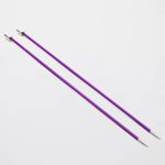 Спицы прямые Knit Pro Zing 4,5 мм / 30 см, алюминий, 2 шт, 47270
