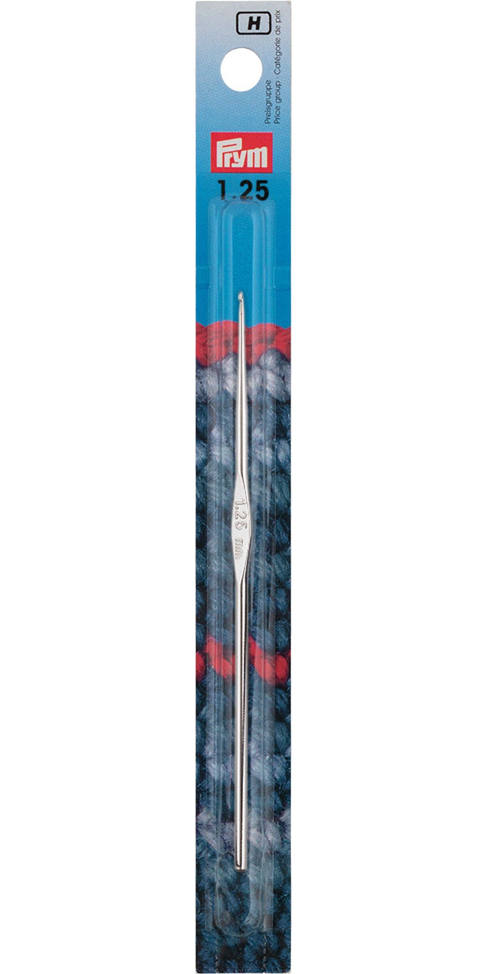 Крючок для вязания сталь ⌀1.25 мм, 12.5 см, Prym Imra 175845