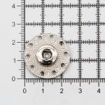 Кнопка пришивная металл ⌀25.0 мм, металл, S, уп.10 шт