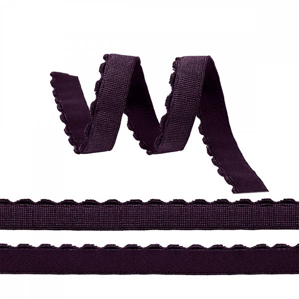 Резинка бельевая (отделочная) становая 12.0 мм / 50 метров, ЕТ1 фиолетовый S254