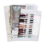 Набор для вышивания нитками МП Студия, Удачный кадр 19х14см