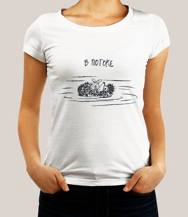 Набор для вышивания нитками Panna, Союзмультфильм. Еж в потоке, 27.5х15.5 см