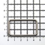 Рамка прямоугольная металл 40х3 мм, никель, 100 шт