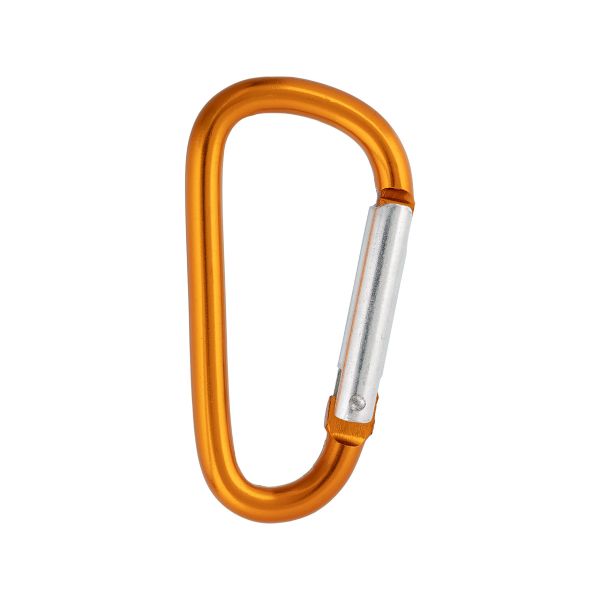 Карабин металл 25.0 мм (70х36 мм), 10 шт, 10 оранжевый, Gamma GH 120/35/10