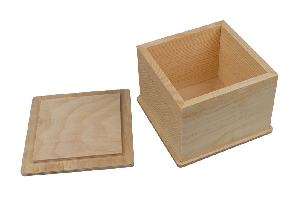 Заготовка деревянная Шкатулка, сосна, 15х15х11 см, ВД-870 Mr.Carving