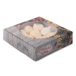 Коробка с окном для печенья 11.5х11.5х3 см, №2 Новогодний аромат, S-Chief CBC-005