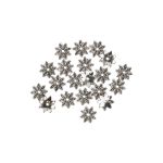 Розетки для бус 9 мм, 20 шт, 01 под античное серебро, Zlatka MFR-18