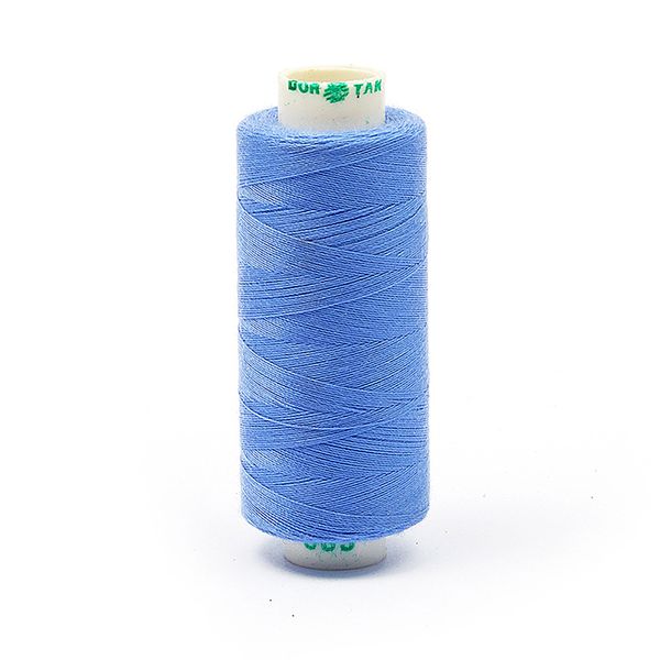 Нитки швейные бытовые Dor Tak 40/2, 366 м / 10 кат., 383 голубой
