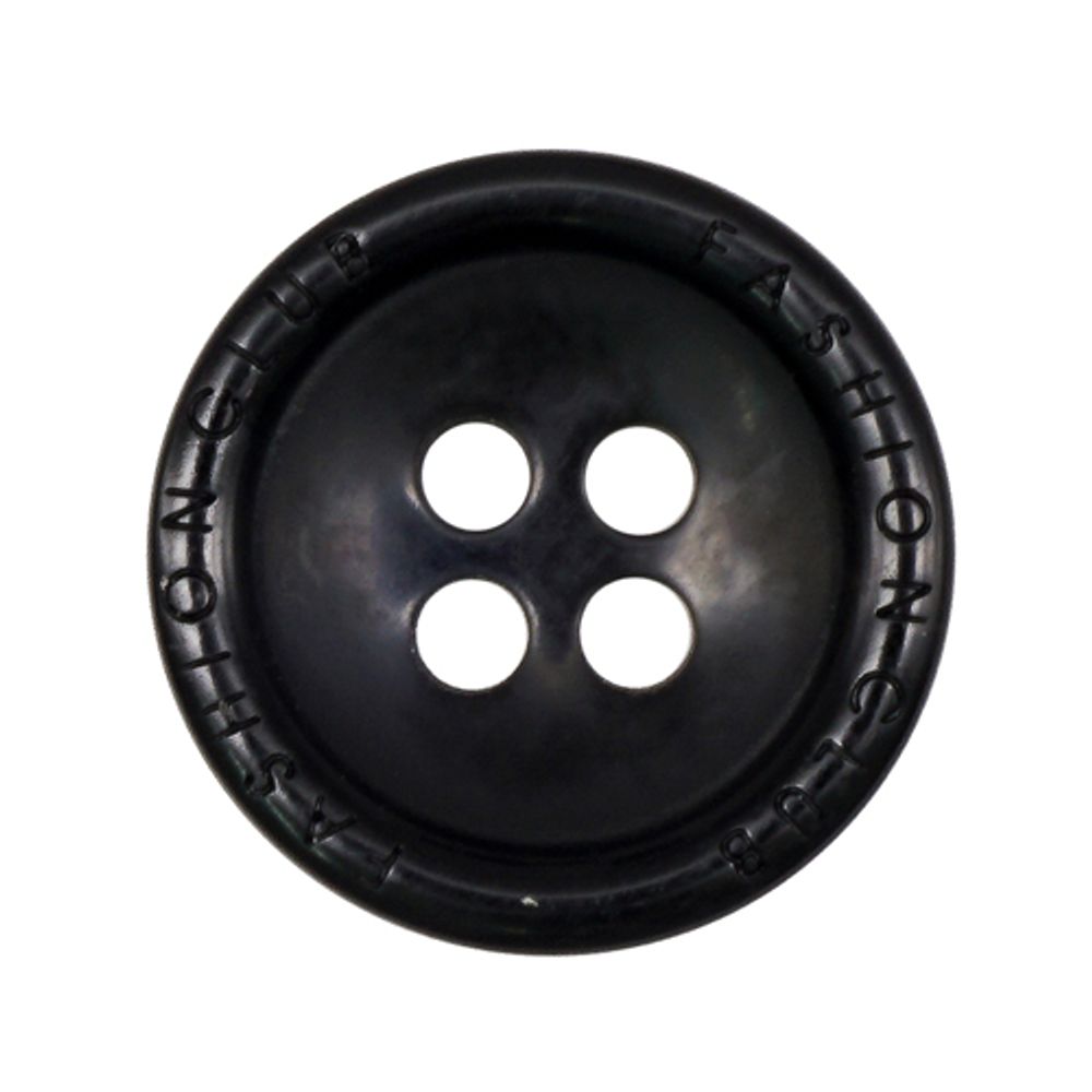 Пуговицы 4 прокола 24L (blk-200 (черный)) CN, 72 шт, S090083