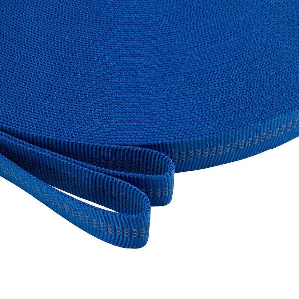 Стропа (ременная лента) 24 мм / 45.72 метра, [25.10 г/пог.м], со светоотражающими полосками, 18 синий, 3Al355