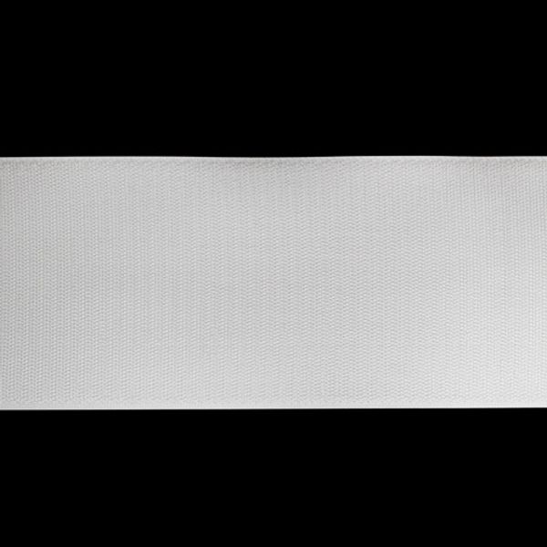 Лента контактная липучка (велкро) пришивная уп. 100 мм / 25 метров, белый, КРЮЧОК, качество 