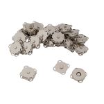 Кнопка магнитная металл пришивная ⌀14.0 мм, никель, 2AS-102, 20 шт