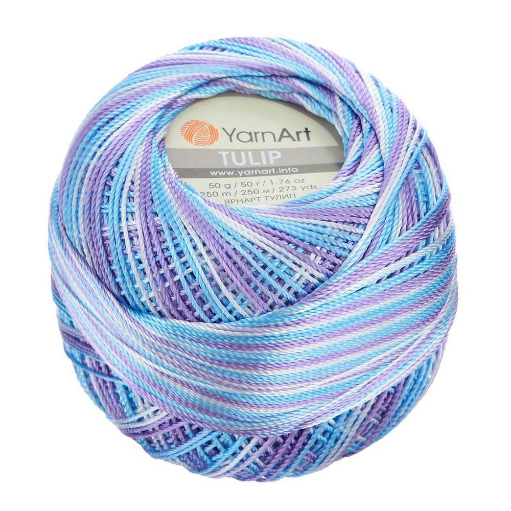 Пряжа YarnArt (ЯрнАрт) Tulip / уп.6 мот. по 50 г, 250м, 449 меланж