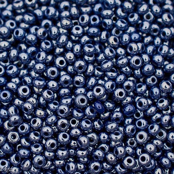 Бисер Preciosa непрозрачный с жемчужным покрытием, круг.отв, 500 г, (38070)331-19001-10/0