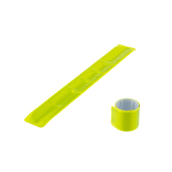 Световозвращатель-браслет самофиксирующийся 30 мм, 1 шт, 100% ПВХ, 03 я.лимонный, Gamma FLK-23
