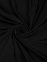 Вискоза трикотажная 240 г/м², 180 см / 3 метра, TBY.023709, черный