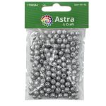 Бусины пластик (жемчуг) ⌀6 мм, 25 г, Astra&Craft, 031 NL серый