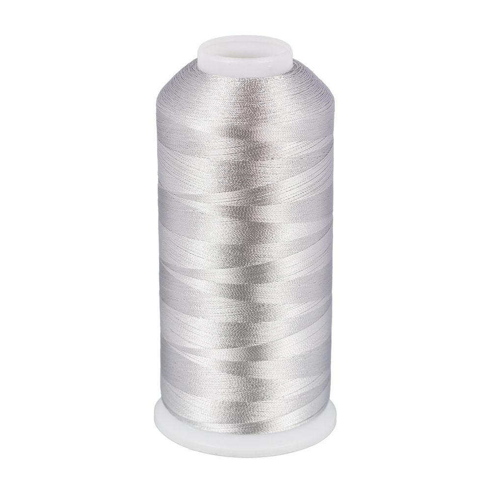 Нитки вышивальные Gamma V120/2, 5000 ярдов, 4570 м, 3377 св.серый