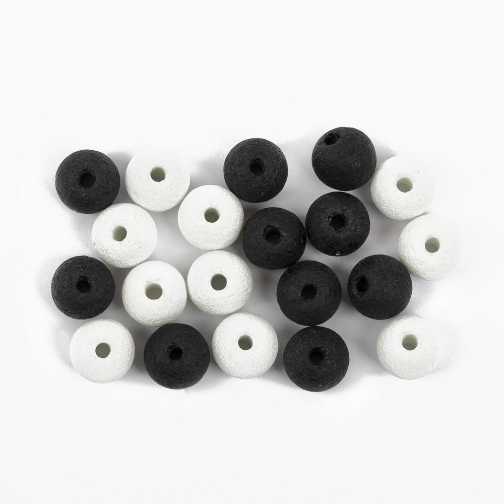 Бусины стекло ⌀8 мм, 100 шт (5х20 шт), №01 ассорти, Zlatka LVBD-02