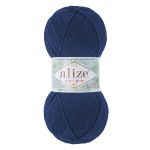 Пряжа Alize (Ализе) Happy Baby New / уп.5 мот. по 100 г, 320м, 58 темно-синий