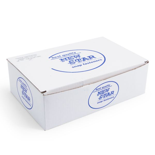 Кнопка рубашечная (джерси) закрытая ⌀9.5 мм, ≈1440 шт, МЕТАЛЛ, эмаль, 162 красный матовый, NEW STAR