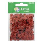 Пайетки граненые 6 мм, упак. 10 гр, Астра, 50103 красный голограмма, уп.10 шт