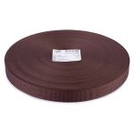 Стропа (ременная лента) 25 мм / 50 метров, [17.73 г/пог.м], 100% п/а, коричневый, Gamma 4с494