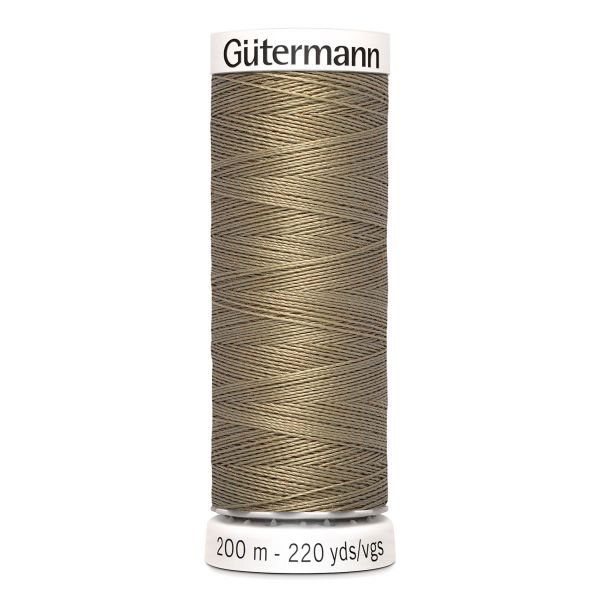 Нитки универсальные Gutermann Sew-all, 200м, 208 пастельно-ореховый, 5 катушек