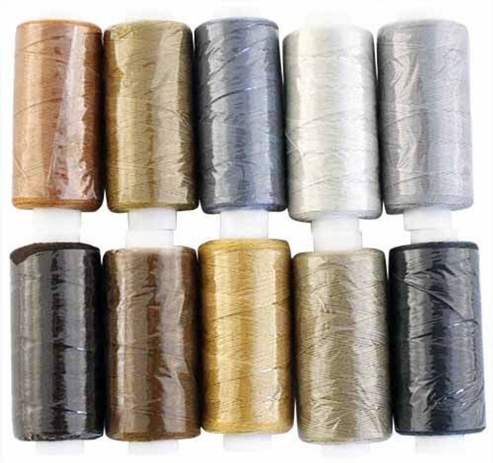 Нитки швейные 20/3 (120м) 10 шт Astra&Craft (ассорти №1)