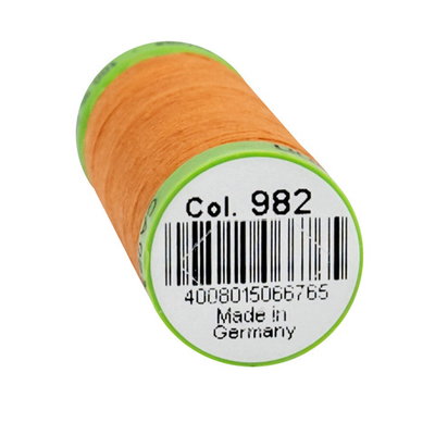 Нитки для тонких тканей Gutermann Extra Fine 150, 200м, 982 св.рыжий, 5 катушек