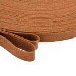 Стропа (ременная лента) 26 мм / 100 метров, [17.55 г/пог.м], матовая, имитация хлопка, 63 т.бежевый, 3Al357