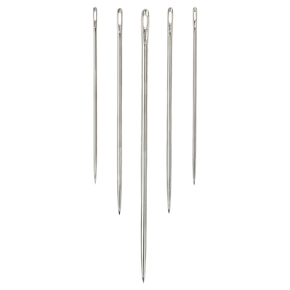 Иглы ручные для кожи и меха 2, 5 шт, в конверте