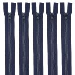 Молния трактор Arta Т6 (6 мм) 2 зам., разъем., 80 см, цв. 044 т.синий, уп.5 шт