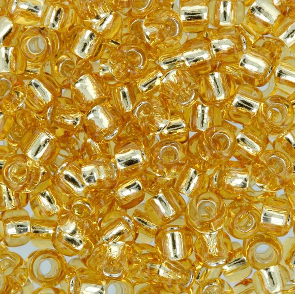 Бисер Toho 8/0 круглый (3 мм), 500 г, 0022 св.золотистый