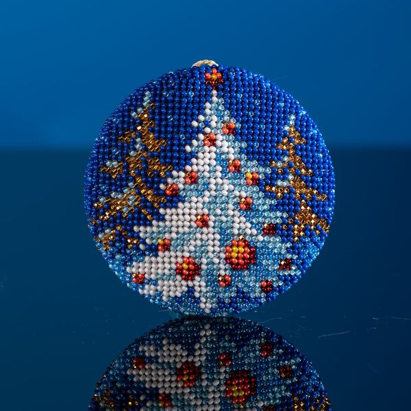 Набор для вышивания бисером Кроше (Радуга бисера) В713, Талисман Конёк-горбунок 8х8см