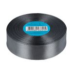 Лента атласная 1-сторонняя 25.0 мм / 33±2 метра, 127 серый, Gamma