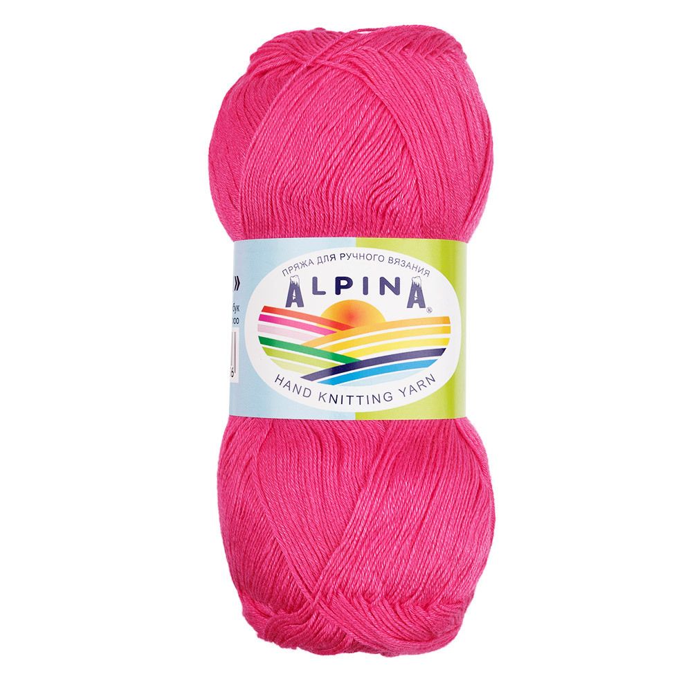 Пряжа Alpina Viven / уп.10 мот. по 50г, 405м, 14 яр.розовый