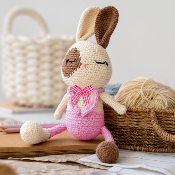 Набор текстильных бантиков, 100 шт, 401 малиновый, Annet BDR