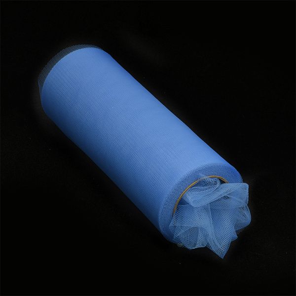 Фатин на шпульке средней жесткости 150 мм / 22.86 метра, TBY.MS.200.20, цв.20 голубой