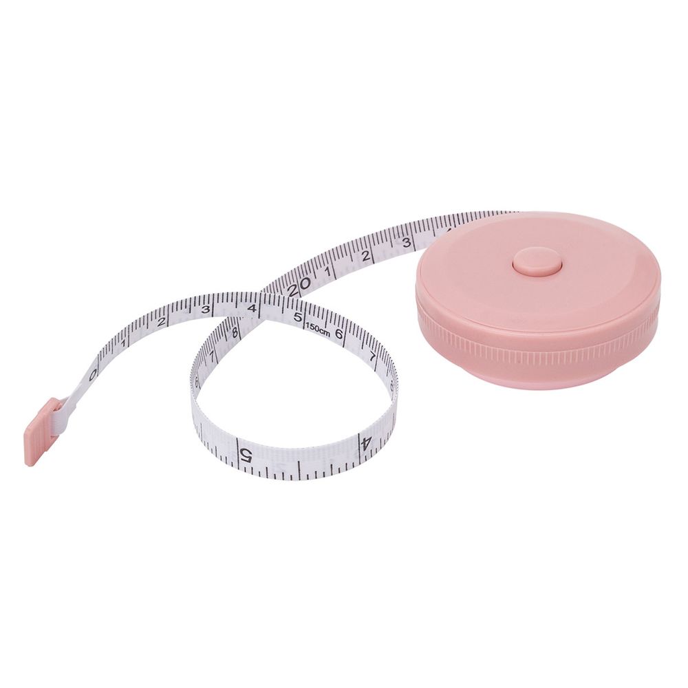 Лента-рулетка сантиметровая 150 см, розовый, Hobby&Pro, LM-321