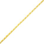 Шнур отделочный плетеный ⌀4.0 мм / 30 метров, желтый/серебро, С954Г7