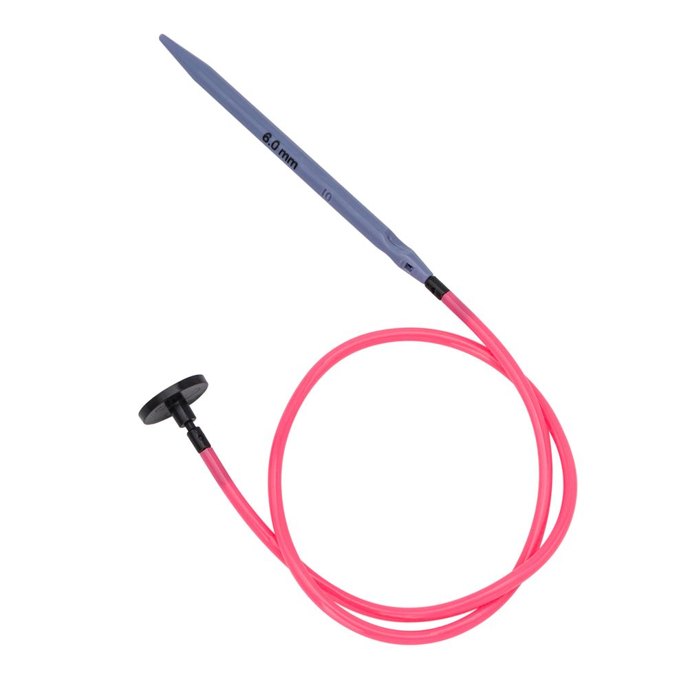 Набор съемных спиц для вязания 10см, 10 размеров (3,75мм-10мм), пластик