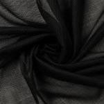 Дублерин эластичный 40 г/м², черный, шир.150см, 100м