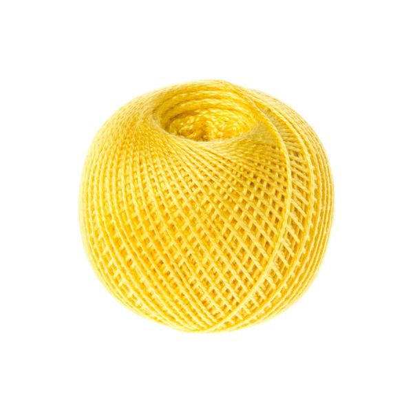 Пряжа ПНК им.Кирова Ирис / уп.20 мот. по 25 г, 150 м, 0302 желтый